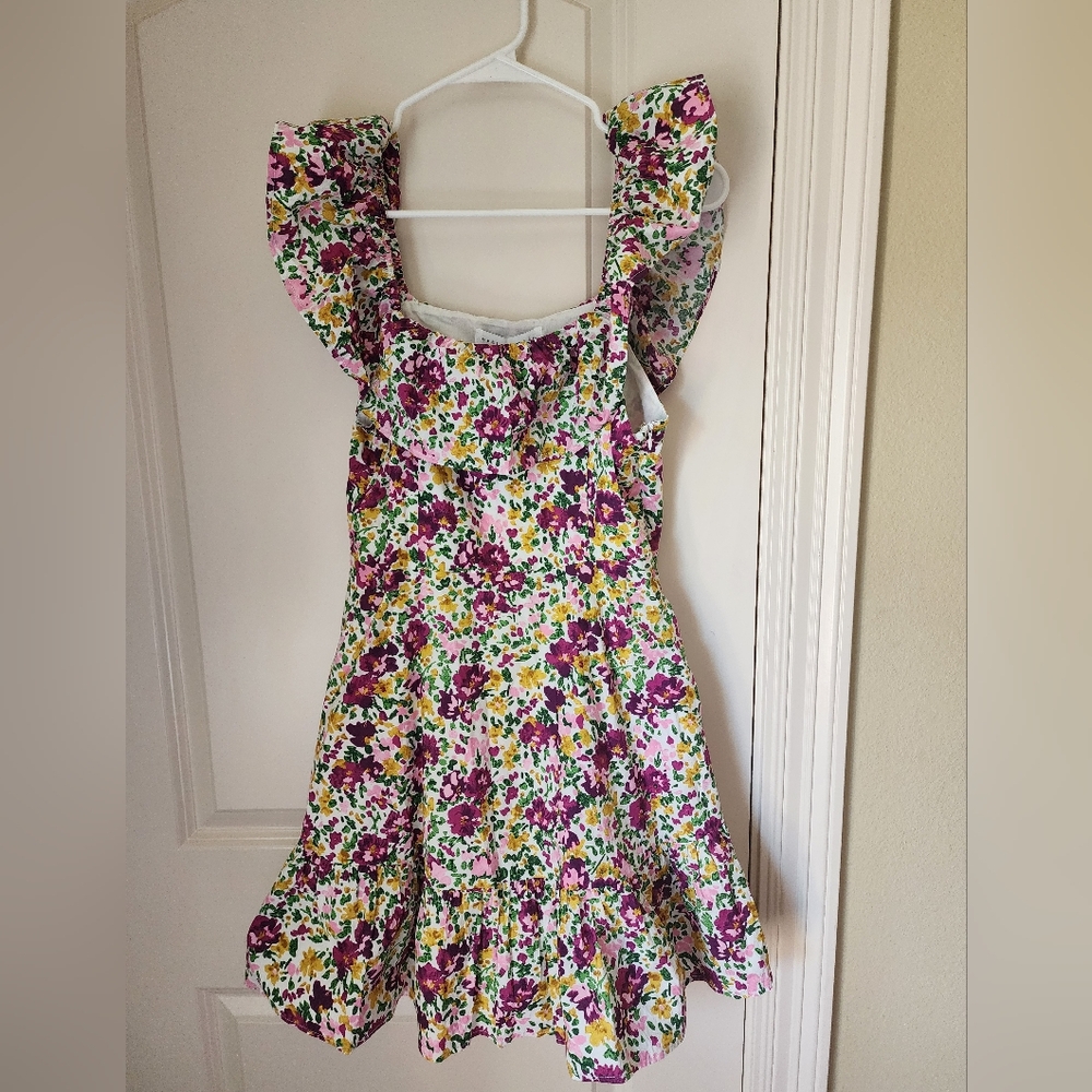 Endless Rose White Multi Floral Dress Cottagecore Boho